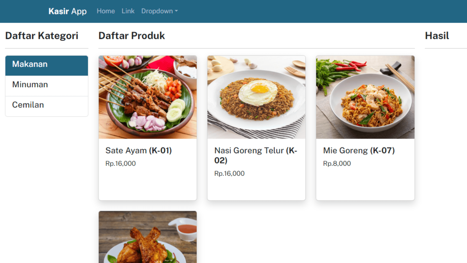 Aplikasi Kasir